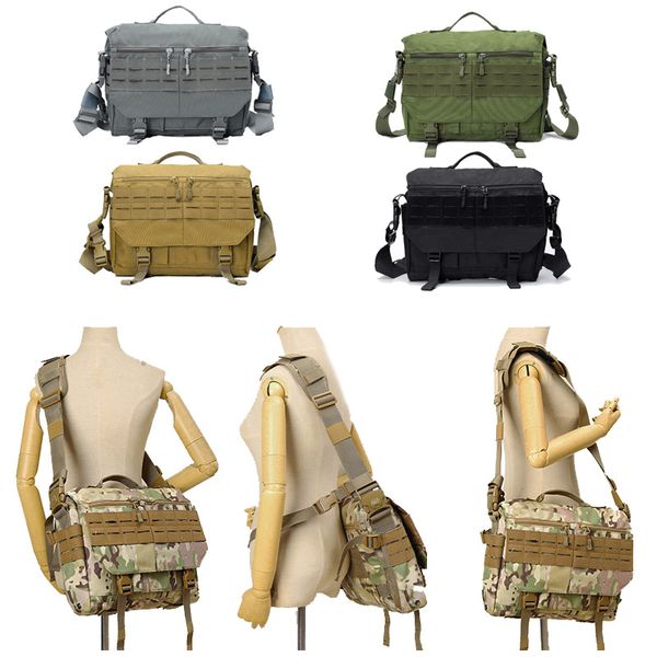Taktik dişli çantası omuz çantası açık hava spor savaşı versipack yürüyüş paketi kamuflaj aralığı poşeti No11-240
