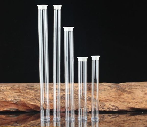 Scatola per tubo di incenso trasparente in acrilico 10g Bastoncini di incenso Scatola di immagazzinaggio per barile ispessimento Scatole regalo SN4552