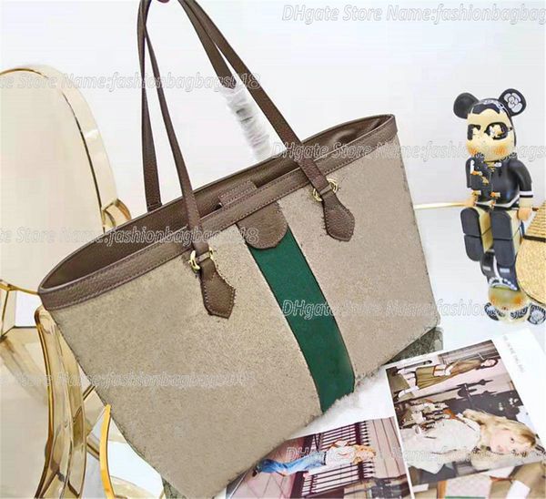 

beige/ebony ophidia medium tote bag vintage handbag designer canvas shoulder bag magnetic snap closure crossbody womens luxury wallet with d