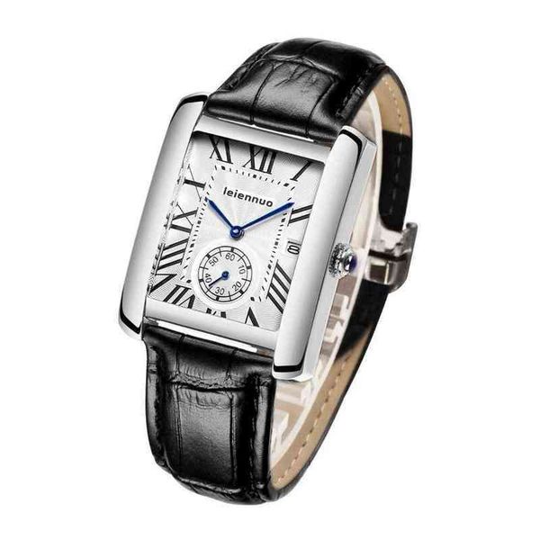 

santos panthere watch for women mechanical cassidy tank fashion women's authentic leisure business small second hand star same rectangu, Slivery;golden