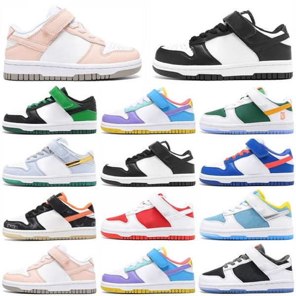 

kids low running shoes boys girls white black off laser orange shadow university blue fury red sports sneakers outdoor trainers 26-35 box bu