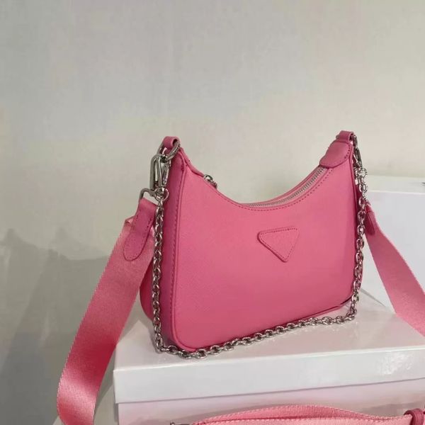 

women designers bags fashion shoulder handbag removable zip leather underarm bag lady wallet metal chain shoulder strap versatile 4 colors s, Black;red