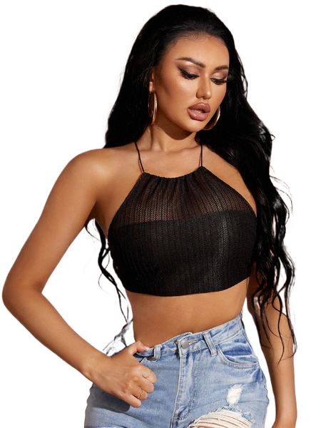 

sxy lace up b.ackless c.rop h.alter 56vf#, White