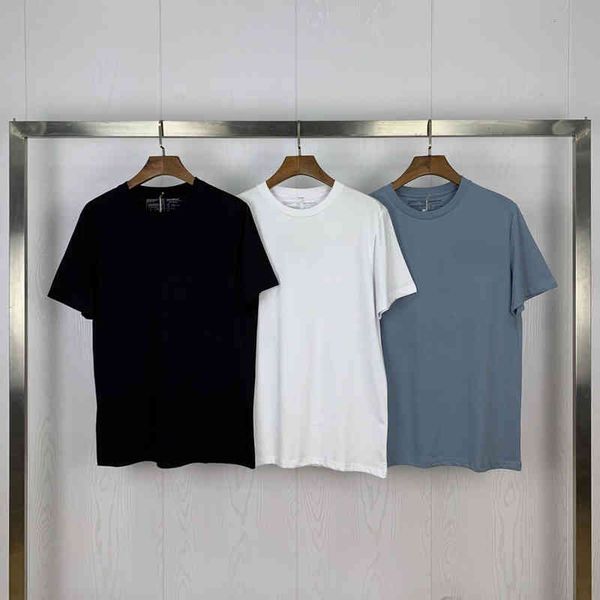 

men's t-shirts japanese fashion brand beams b&t wave print short sleeve t-shirt for men and women, White;black