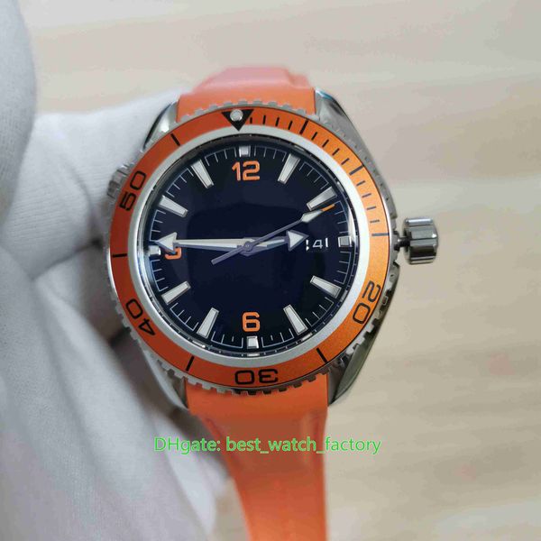 

selling watches 45mm planetocean rubber bandssapphire glass transparent cal.8900 movement mechanical automatic mens watch men's wristwa, Slivery;brown