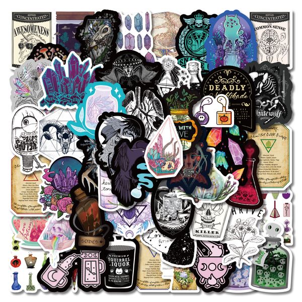 

apothecary stickers for lap50pcs magic potion sticker water bottle skateboard refrigerator hydro flasks decal teens and aldults