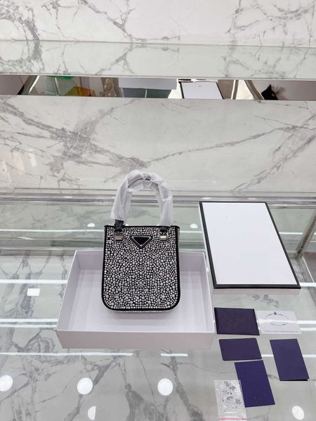 Designer-Taschen, hochwertige Damen-Einkaufstasche mit Diamanten, modisch, leicht, vielseitiges Modedesign