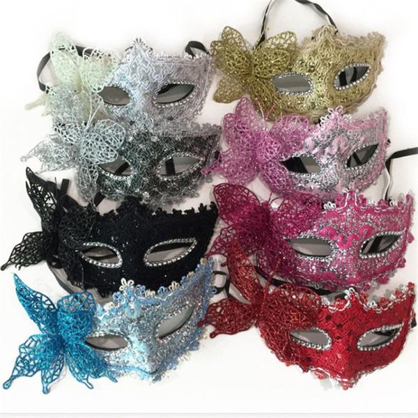 Andere Event Party Supplies Schwarz Sexy Mysteriöse Frauen Spitze Augenmaske Gothic Nachtclub Tanz Mehrzweck-Maskerade Formelle KostümeAndere