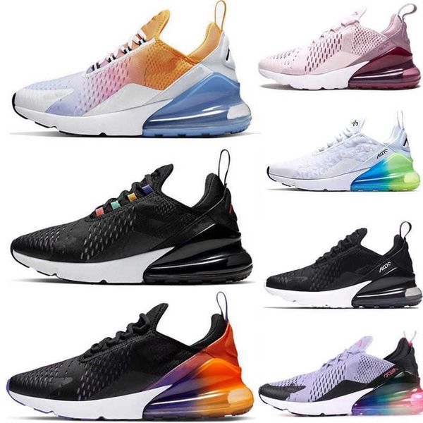 

max 270 mens women running shoes triple shoe maxes university olive volt habanero 27c flair 270s casual sports sneakers shoes, Black;brown