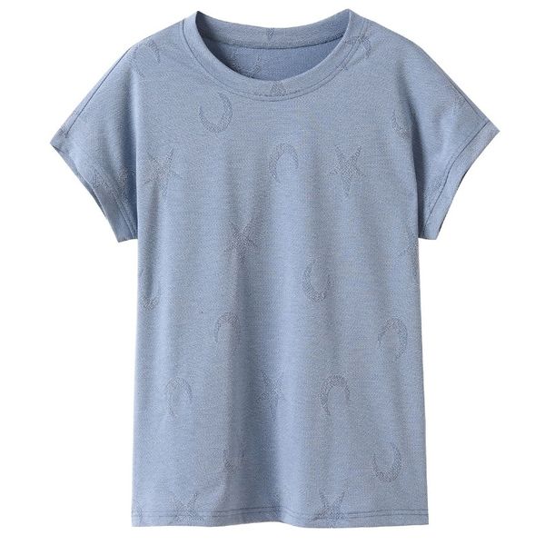 

t-shirts g19 women's summer loose t-shirt very comfortable 230204, Blue
