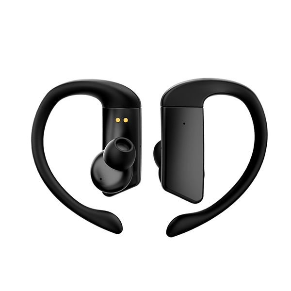 Drahtlose Kopfhörer, die Bluetooth-Kopfhörer aufladen, Ohrbügel für Apple Samsung-Handys, Smartphones, schwarze Ladebox, automatische Kopplung, Business-Freisprech-Headset