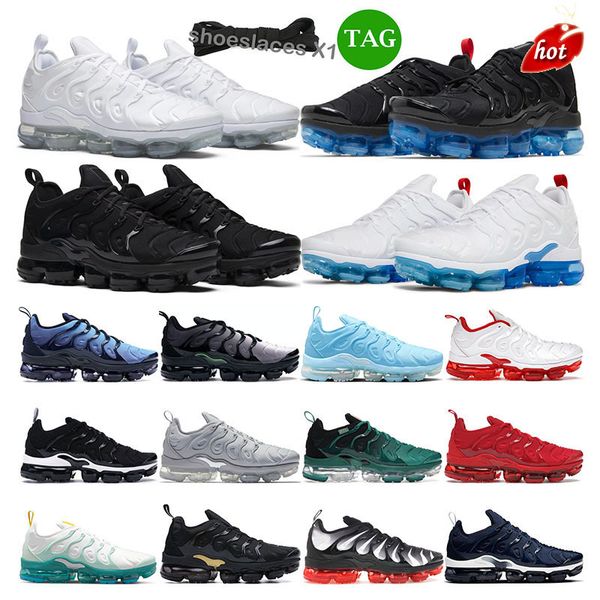 

running designer shoes tn plus men womens max for vapor triple black white university blue tennis ball midnight navy grape sports sneakers