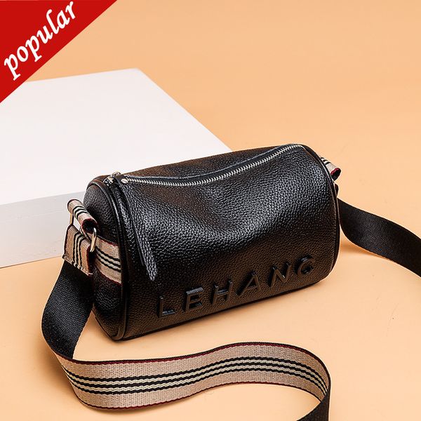 

2022 layer thin shoulder barrel bag new women's fashion handbags