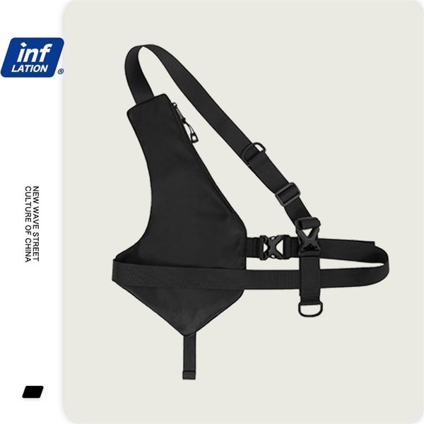 

inflation mens shoulder bag streetwear hip hop fashion message bag cotton men crossbody bags 284ai 201118