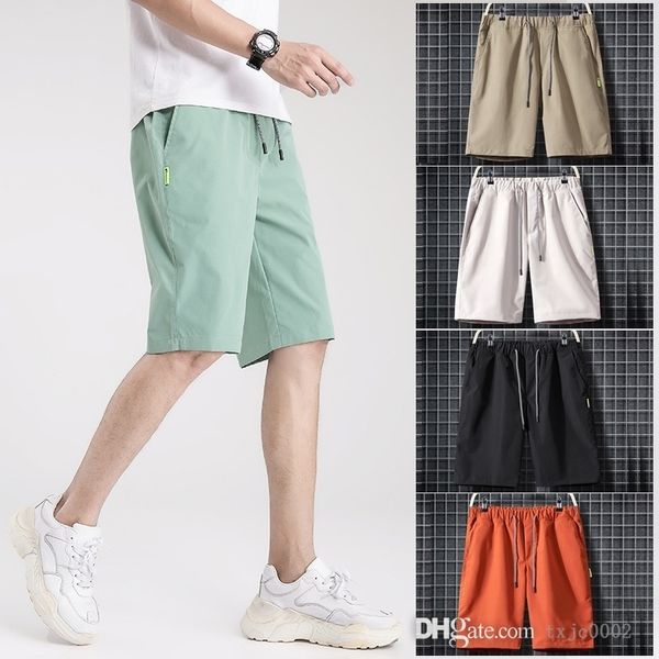 Designer Youth Trend Shorts Moda estiva 6 colori Pantaloni da spiaggia con coulisse Pantaloni sportivi di lusso Mens Capris Plus Taglia M-5XL