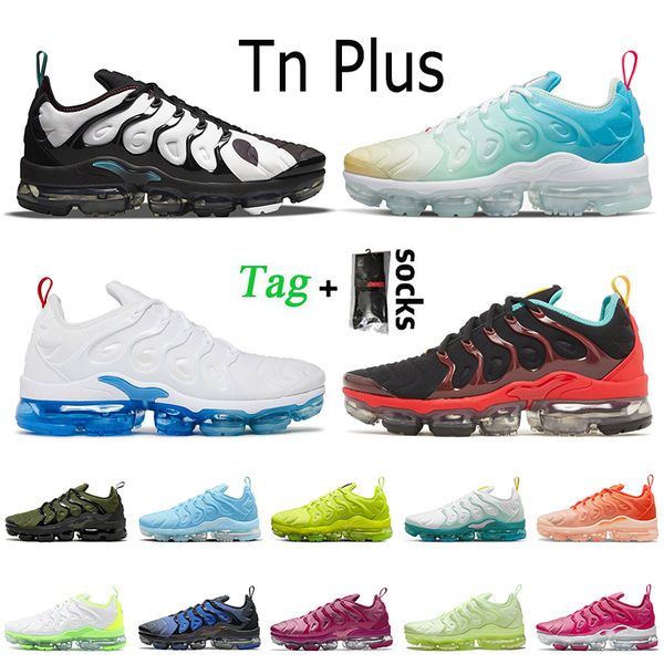 

2022 women mens vapores tn plus running shoes fashion vapormxs tns trainers griffey since 1972 since 1972 triple black white university blue