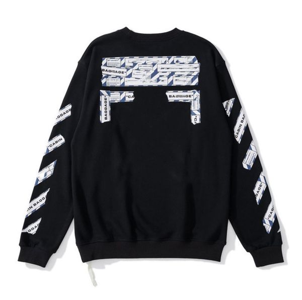 

mens offs classic sweatshirts designer hoodies loose pullover hip hop oil paint back arrow x men women hooded casual hoodie black white jac