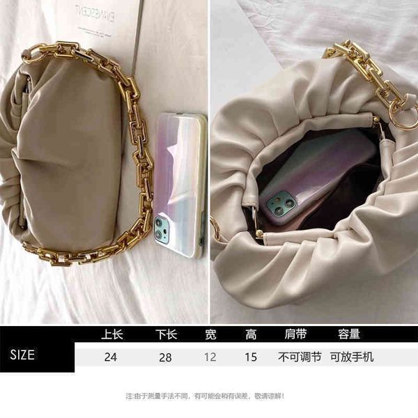 

venetas bottegav korean bag female minority design leather underarm high-grade foreign style single shoulder messenger cloud vrxu