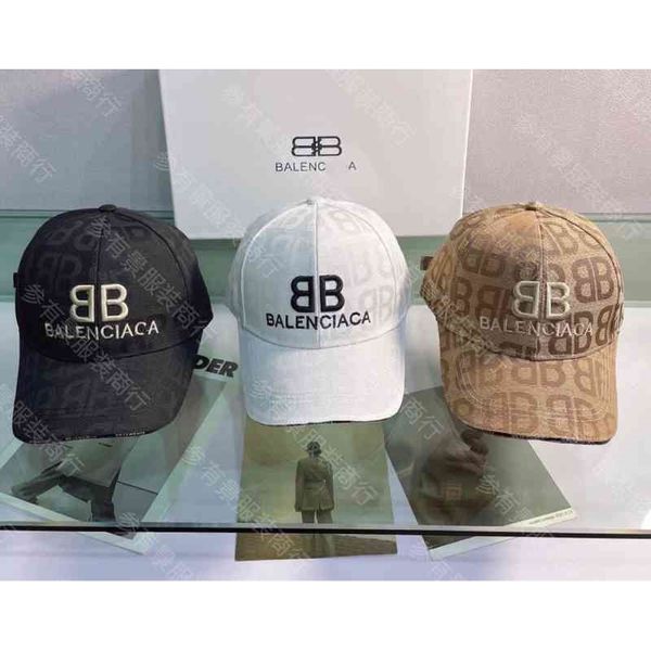 

balencaigass designers hat baseball hats caps ins the correct version of paris 22 embroidered letter is an essential three-dimensional relie, Blue;gray