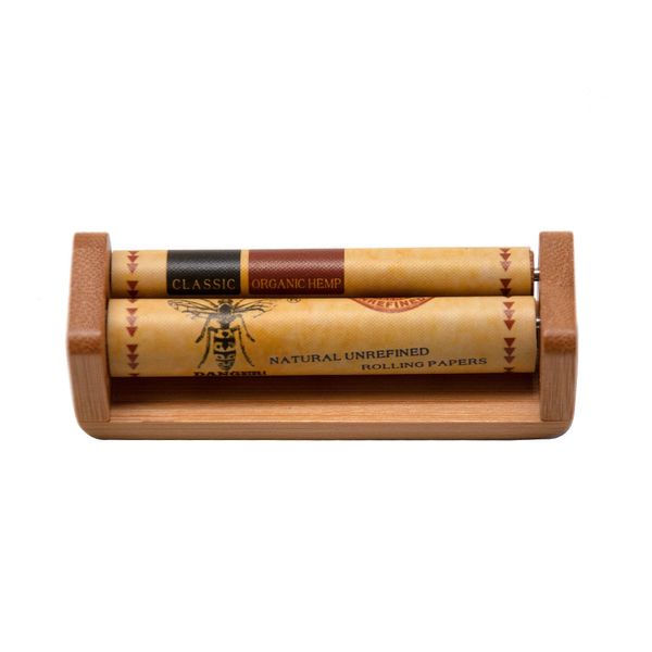 Boru Bambu ve Odun Sigara Maker 78mm Manuel Sigara Makinesi