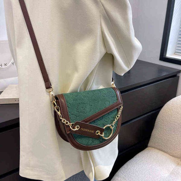 

bag female autumn and winter korean version single shoulder bag fashion trend menger net red foreign style neap tide