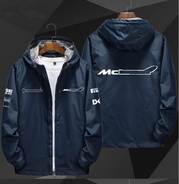 

2022f1 formula one racing jacket, new outdoor sports zipper sweater, Black