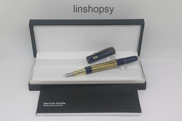 

luxury egypt series 4 style color fountain pen vintage gold/silver trim with serial number office school supply perfect gift