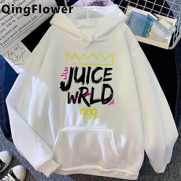 

juice wrld 999 aesthetic hip hop funny cartoon hoodies men autumn anime sweatshirt streetwear graphic hoody male, Black