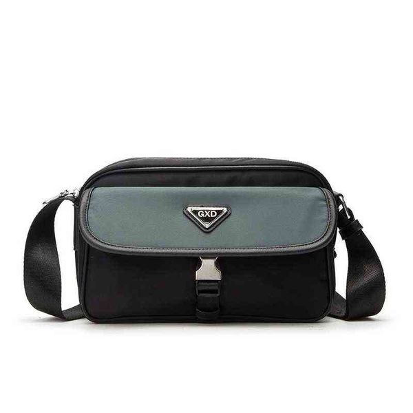 

2022 fashion men's shoulder bag multifunctional messenger bag waterproof oxford crossbody bags men new 2 in1 messenger bag male