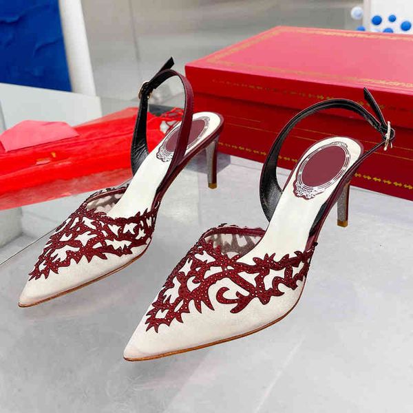 

dress shoes factory price latest styles plus size women's pointed toe fashion floral panel stiletto wedding summer sandals wy40, Black