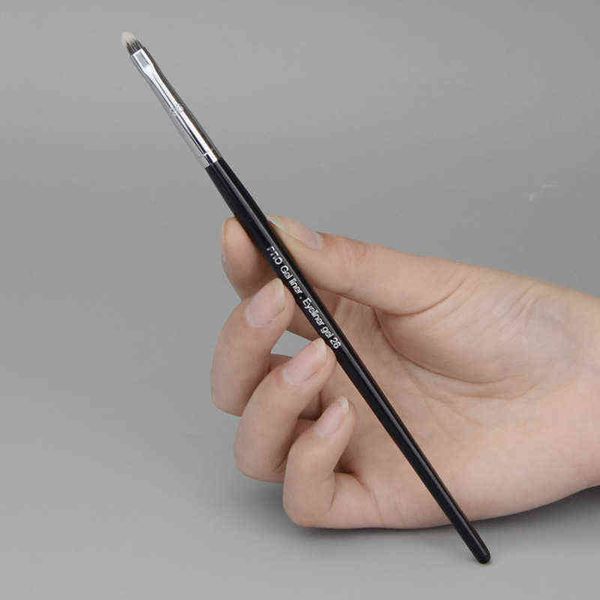 

pincÃ©is de maquiagem com Ã¢ngulo precisÃ£o pincel plano fino lineador lÃ­quido maquiagem ferramentas pincÃ©is 0311