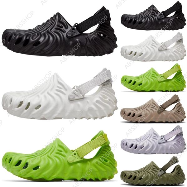 

designer pollex clog croc sandals slides mens womens slippers luxury shoes pantoufle flip flops platform scuffs sandales, Black