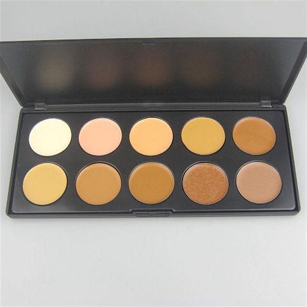 

1 pcs/lot professional concealer 10 colors concealer cream camouflage makeup palatte foundation concealer 0.21kg329o