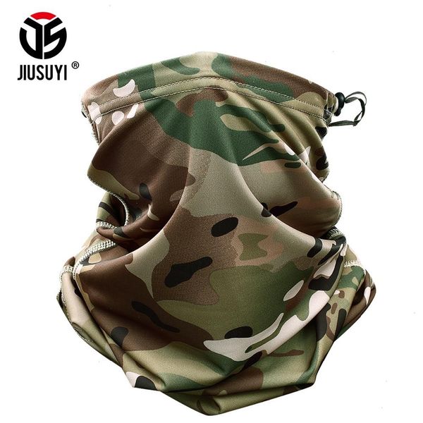 Fascia magica Multicam Camouflage Avvolgimenti tattici Scaldacollo Tubo Copri viso Bandana Testa Sciarpa da bicicletta militare Polsino Pirata Straccio