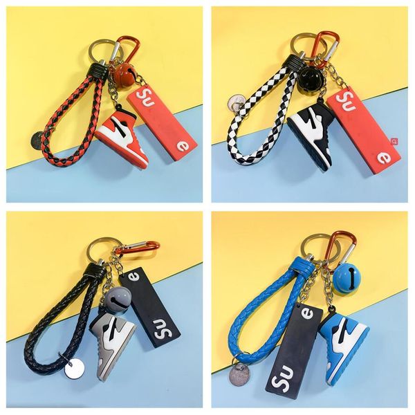 

delicate designer 3d basketball sneaker keychain party fashion sport star basketballs team pendant charm keyring holder for men gift key cha