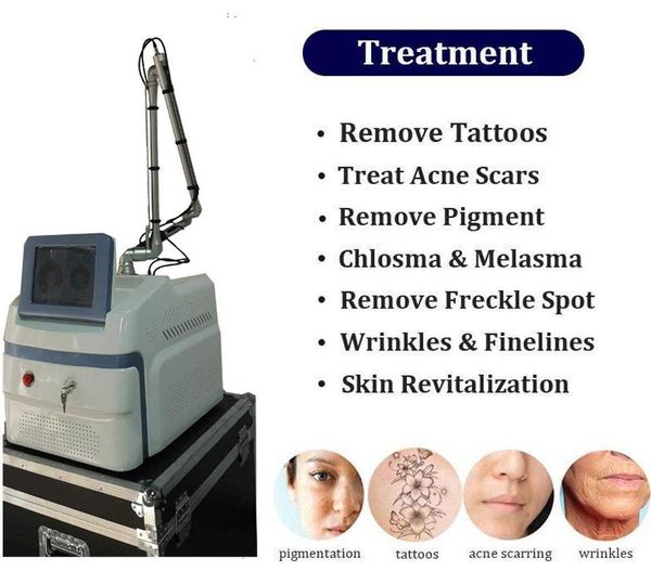 Profissional Pico Cere Laser Machine Máquina Profissional Lasers Médicos Remoção de Tatuagens de Pigmentação Spot 755 532 1064nm Cynisure Lazer