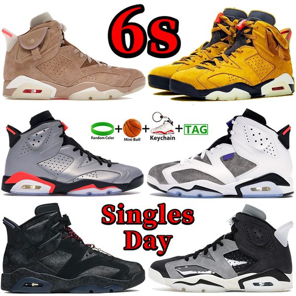 

6s cactus british khaki 6 jordon basketball shoes reflective infrared singles day tech chrome designer mens sports sneakers yellow flint fas