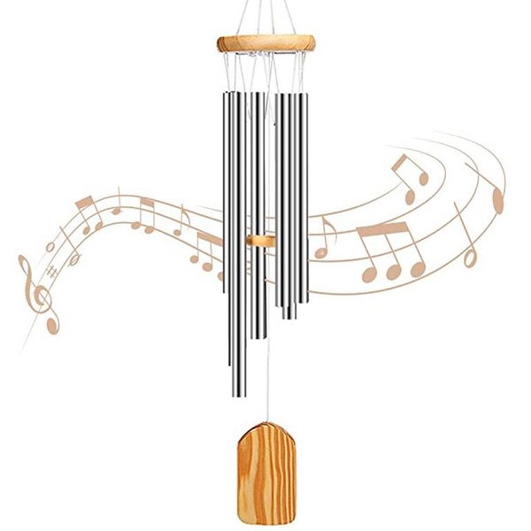 

6 tubes small wind chime for outdoor decorative objects home decoration 1222359