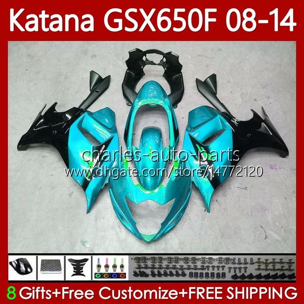 Carementi per Suzuki Katana GSX-650F GSXF650 GSXF-650 GSX650F Glossy Cyan 2008 2009 2010 2012 2012 2013 2014 Bodywork 120No.53 GSX 650F GSXF 650 08 09 10 11 12 13 14 Body Body