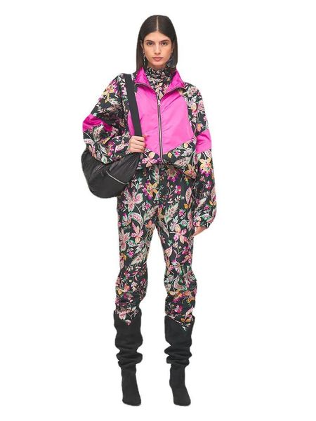 

women's pants & capris women french autumn style all-match casual trousers retro fashion slim windproof, Black;white