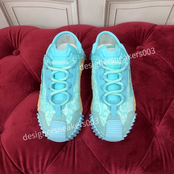 

2022 luxury brand designer shoes sneakers mens sneaker technical canvas leather women casual shoe with box luxurys trainers, Black
