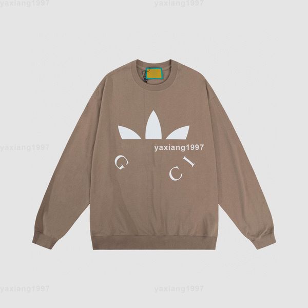 

2022ss spring and summer new shirt high grade cotton sweatshirts printing short pants sleeve round neck panel t-shirt size s-m-l-xl--xxxl, Black;brown