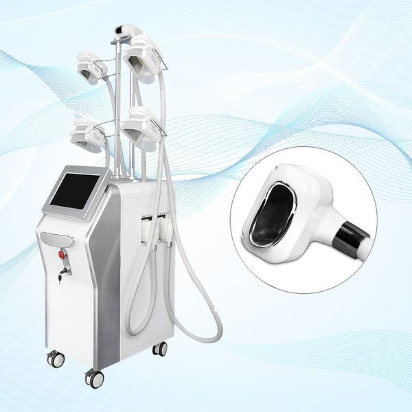 

five handles cyrolipolysis fat e slimming machine 4 handles working together