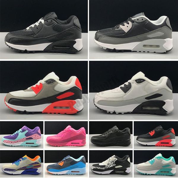 

sneakers shoes classic boy girl kids children running shoes white sports trainer cushion surface breathable sports shoes284q, Black