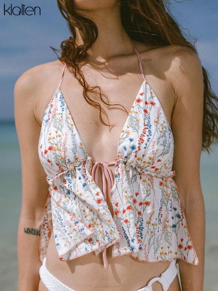 

fashion elegant boho french romantic floral camisole for women summer new vacation beach vintage ethnic style, White