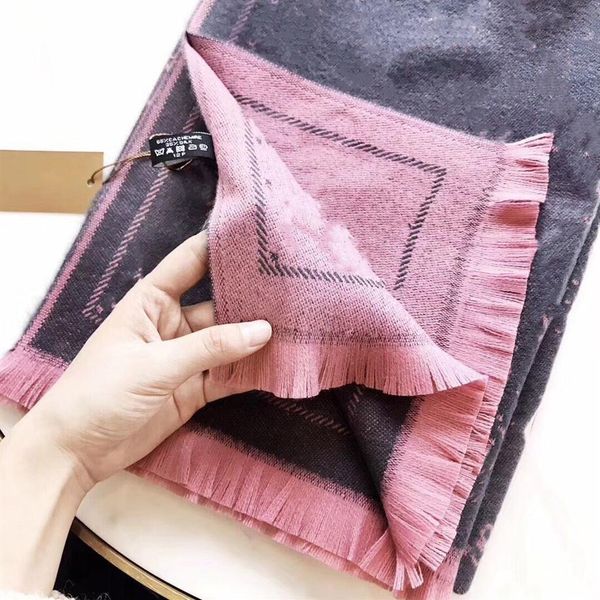 

whole designer scarves woman cashmere scarf 2021 men and women winter scarfs ladies shawls luxury big letter pattern wool land227o, Blue;gray
