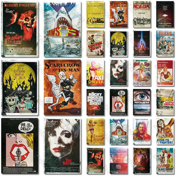 

vintage movie metal poster sign plaque bar pub club wall decor retro home ative plateunqn