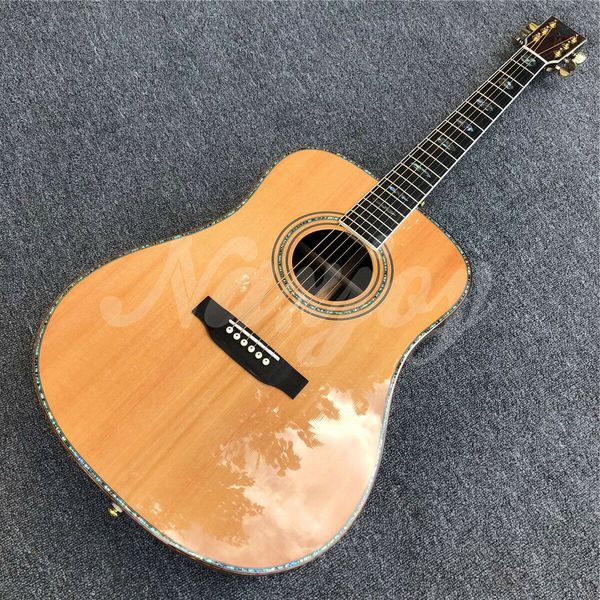 

41" d style solid cedar acoustic guitar ebony fingerborad cocobolo body