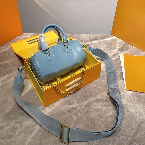 

2022 bag designer bags crossbody shoulder bags luxury speedy straps color pillow genuine leather handbags