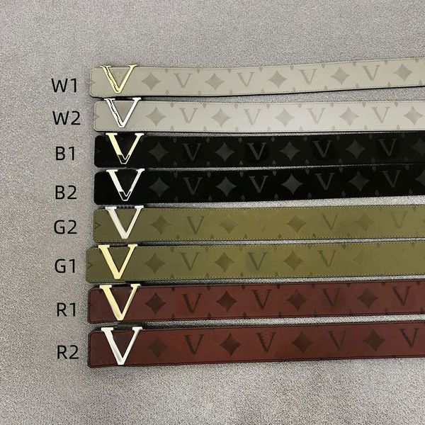 

New Designer Belt Mens Woman Classic Genuine Leather Belts Fashion 4 Styles of Belt Buckle 4.0 Cm Wide 8 Option High Quality, Multi